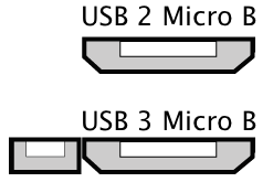 Comparatif entre USB 2.0 Micro et USB 3.0